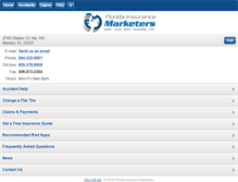 Tablet Screenshot of floridainsmarketers.com